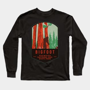 Bigfoot Redwood National And State Park Long Sleeve T-Shirt